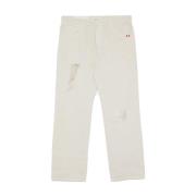 Denim Jeans met zakken aan de voorkant en achterkant Amish , Beige , H...