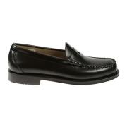 Bruin Leren Heren Loafers Schoenen G.h. Bass & Co. , Black , Heren