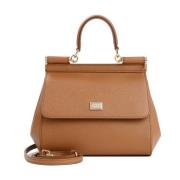 Neutrale Handtas Statement Stuk Dolce & Gabbana , Brown , Dames