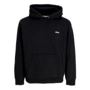 Zwarte Dalmation Fleece Hoodie Obey , Black , Heren