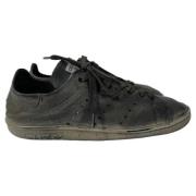 Pre-owned Leather sneakers Balenciaga Vintage , Black , Heren