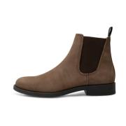 Charles chelsea laars leer - Donkerbruin Shoe the Bear , Brown , Heren