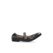 Ballet Flats Poppy Stuart Weitzman , Black , Dames