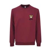 Crewneck Sweatshirt Moschino , Red , Heren