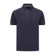 Blauw Polo Shirt Pegaso Motif Etro , Blue , Heren