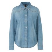 Gebruikte Denim Blouse Marc Cain , Blue , Dames