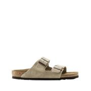 Arizona Suede Sandalen Birkenstock , Beige , Heren