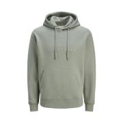 Groene Sweat Hoodie Essentials Jack & Jones , Green , Heren