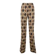 Casual Katoenmix Acryl Broek Etro , Multicolor , Dames