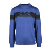 Blauwe Trui voor Mannen Costume National , Blue , Heren