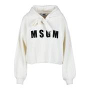 Wol Kasjmier Trui Msgm , Beige , Dames