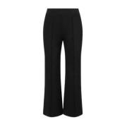 Stretchy Ponte Gebreide Enkelpantalon Staud , Black , Dames