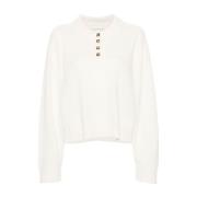 Stijlvolle Sweater Collectie Loulou Studio , White , Dames