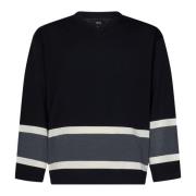 Zwarte Gebreide Hockeytrui Aw24 Stüssy , Black , Heren