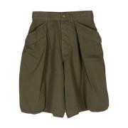 Herringbone Multipocket Short R13 , Green , Dames