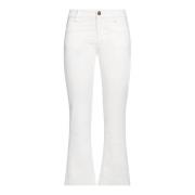 Flared Denim Broek Seafarer , White , Dames