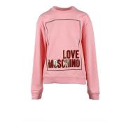 Trui Love Moschino , Pink , Dames