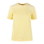 Katoenen T-shirt Diesel , Yellow , Dames