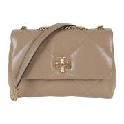 Stijlvolle Schoudertas in Taupe Oak Tory Burch , Beige , Dames