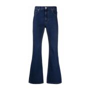 Donkerblauwe Flare Jeans Ernest W. Baker , Blue , Heren