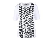 Tshirt Love Moschino , White , Dames