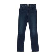 Blauwe Denim Jeans Mother , Blue , Dames