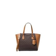 Taryn Leren Logotas Michael Kors , Brown , Dames