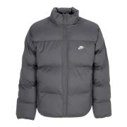 Iron Gray/White Puffer Jacket Nike , Gray , Heren