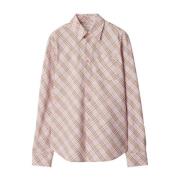 Stijlvolle Overhemden Collectie Burberry , Pink , Dames