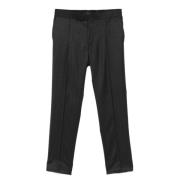 Houtskool wol visgraat broek Brioni , Gray , Heren