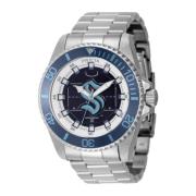 Seattle Kraken Kwarts Horloge Blauwe Wijzerplaat Invicta Watches , Gra...