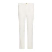 Ribfluwelen Broek voor Dames Tommy Hilfiger , White , Dames