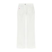 Witte Jeans voor Vrouwen Elegante Stijl Victoria Beckham , White , Dam...