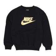 Gouden Crewneck Sportswear Club Fleece Nike , Black , Heren