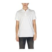 Korte mouwen katoenen poloshirtcollectie Hugo Boss , White , Heren