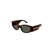 Stijlvolle Bb0258 zonnebril Balenciaga , Brown , Unisex