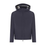 Blauwe windjack met Gore-Tex Herno , Blue , Heren