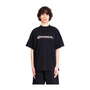 Zwarte Reaper Regular T-Shirt Vetements , Black , Heren