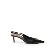 Zwarte hakken schoenen Valentino Garavani , Black , Dames