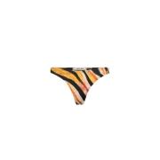 Zebra-Print Bikini Briefs Medium Coverage Roberto Cavalli , Multicolor...