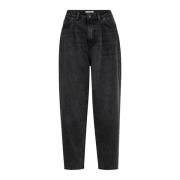 Plooi Ll Jeans Zwart Co'Couture , Black , Dames