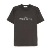 Grijze T-shirt voor Mannen Stijlvol Stone Island , Gray , Heren