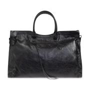 Handtas Le City Balenciaga , Black , Heren