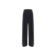 Wijde broek met zakken Jil Sander , Black , Dames