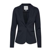 Herfst/Winter Blend Blazer Ichi , Blue , Dames