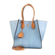 Jeans Shopping Bag Ermanno Scervino , Blue , Dames