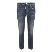 Blauwe Skinny Jeans voor Mannen Dsquared2 , Blue , Heren