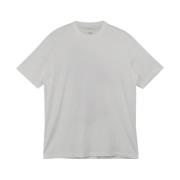 Katoenen Bedrukte Tee Y-3 , White , Heren