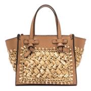 Nieuwe Cuio Marcella Leren Handtas Gianni Chiarini , Beige , Dames