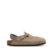 Tokio Suède Leren Clogs Birkenstock , Green , Heren